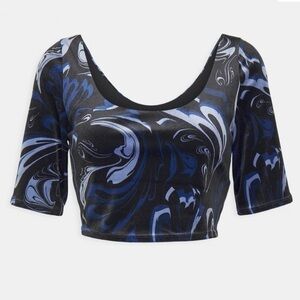 NWT ATHLETA Exhilarate Velvet Crop A-C, Size S